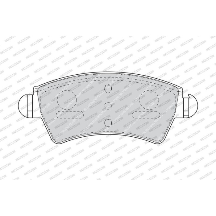 Ferodo FDB1599 Bremsbelagsatz, Scheibenbremse PREMIER ECO FRICTION Ferodo FDB1599 Bremsbelagsatz, Scheibenbremse PREMIER ECO FRICTION