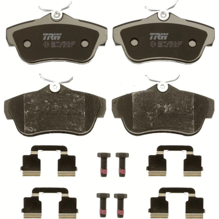 TRW GDB1740 Bremsbelagsatz, Scheibenbremse COTEC TRW GDB1740 Bremsbelagsatz, Scheibenbremse COTEC