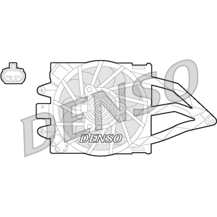 Denso DER09057 Lüfter, Motorkühlung