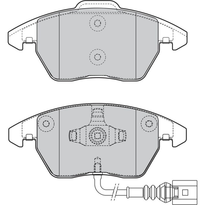 Valeo 598729 Bremsbelagsatz, Scheibenbremse Valeo 598729 Bremsbelagsatz, Scheibenbremse