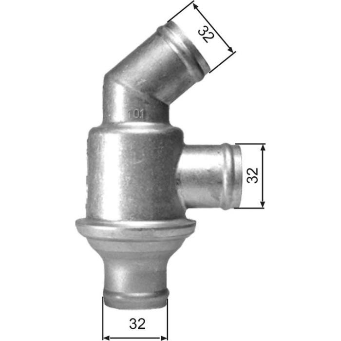 Gates TH01782 Thermostat, Kühlmittel