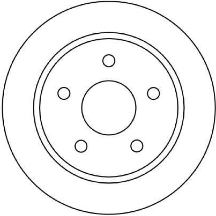 TRW DF1651 Bremsscheibe TRW DF1651 Bremsscheibe