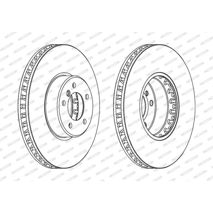Ferodo DDF1867C-1 Bremsscheibe PREMIER Coat+ disc