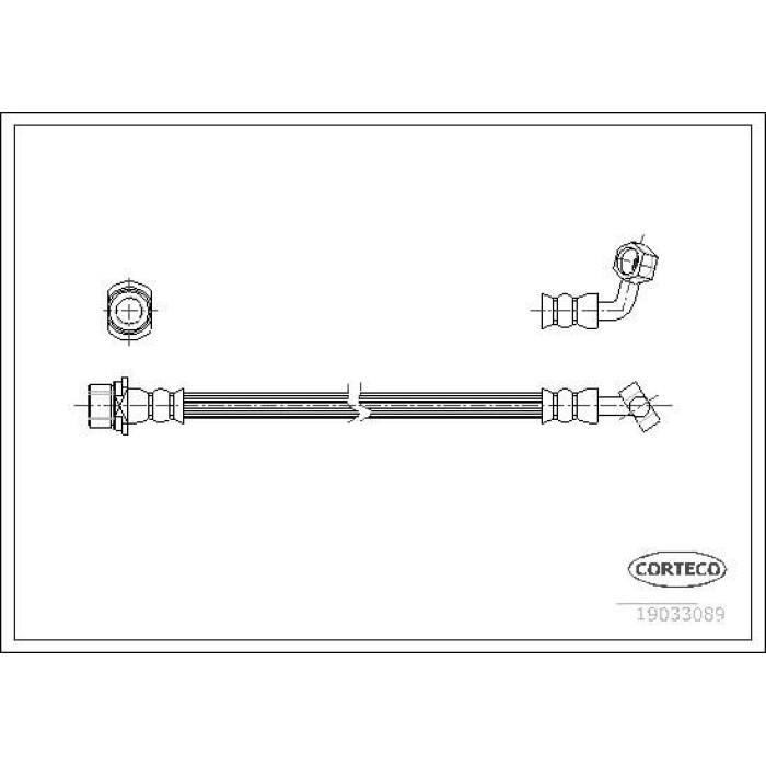 Corteco 19033089 Bremsschlauch