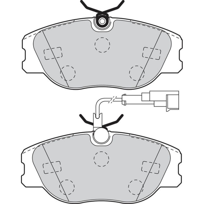 Valeo 302091 Bremsbelagsatz, Scheibenbremse ESSENTIAL