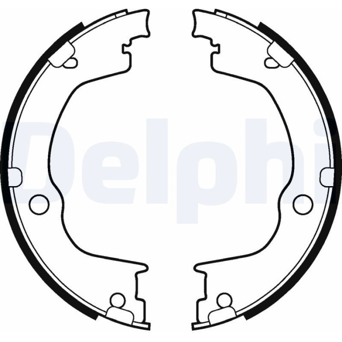 Delphi LS2106 Bremsbackensatz, Feststellbremse Delphi LS2106 Bremsbackensatz, Feststellbremse