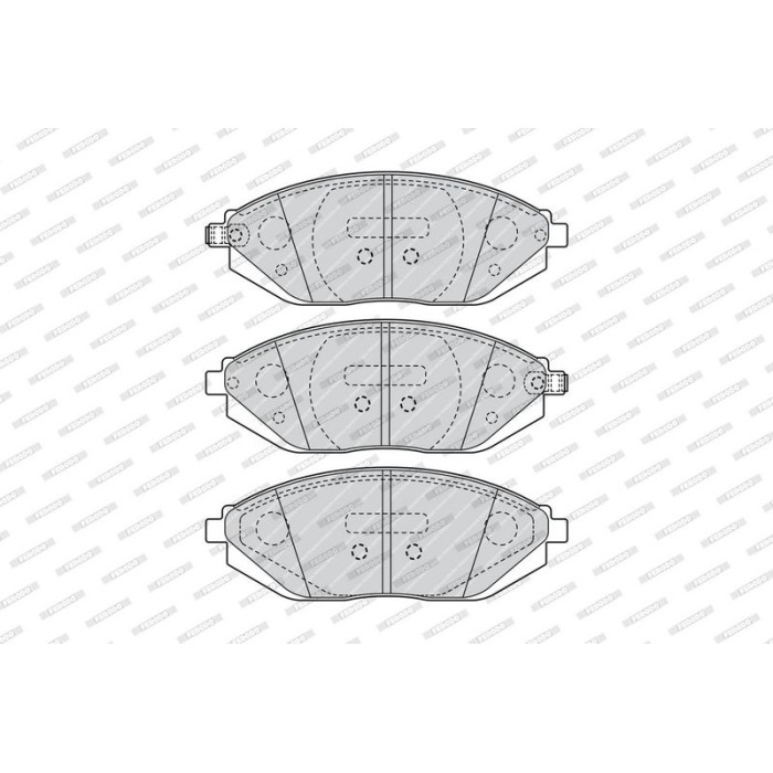 Ferodo FDB4669 Bremsbelagsatz, Scheibenbremse PREMIER ECO FRICTION