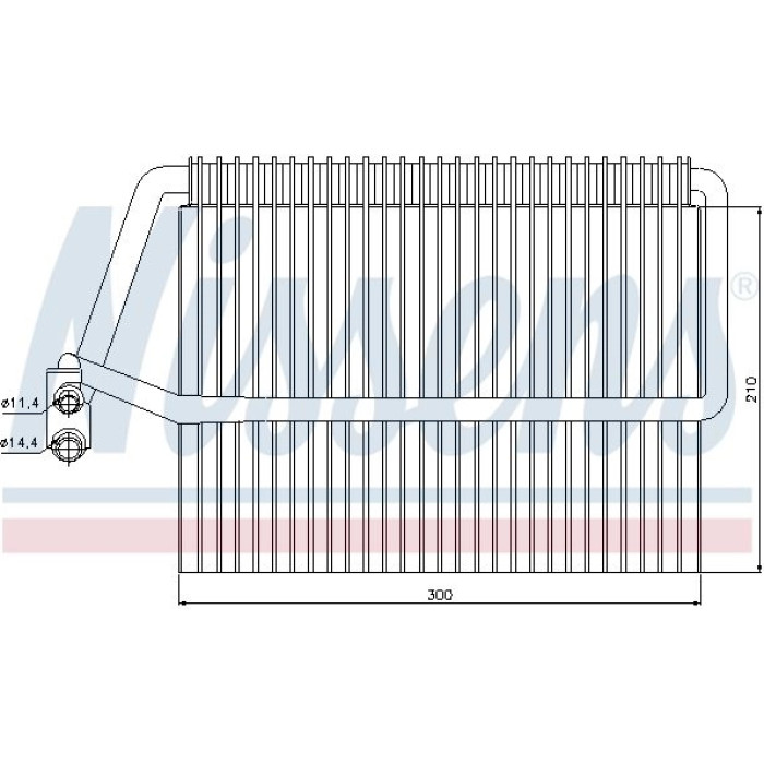 Nissens 92162 Verdampfer, Klimaanlage Nissens 92162 Verdampfer, Klimaanlage