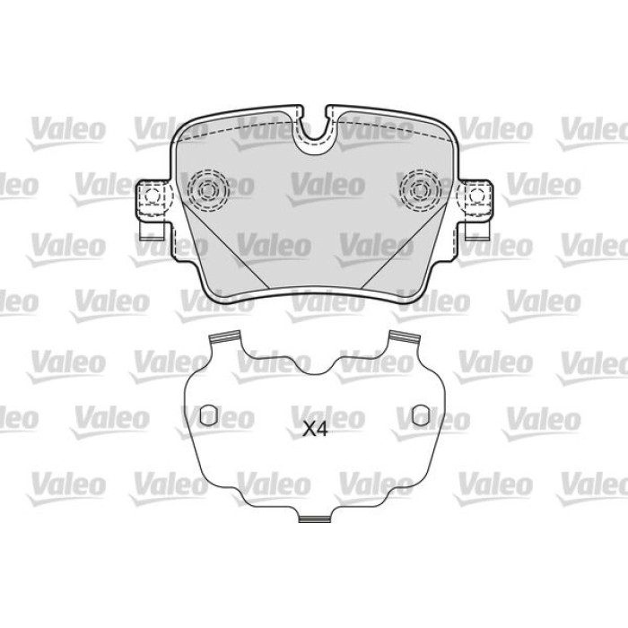 Valeo 601670 Bremsbelagsatz, Scheibenbremse