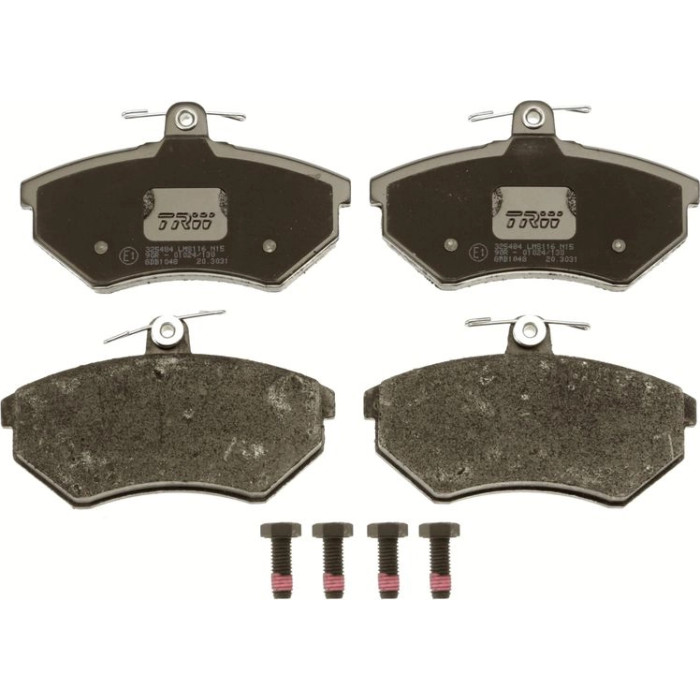 TRW GDB1048 Bremsbelagsatz, Scheibenbremse COTEC TRW GDB1048 Bremsbelagsatz, Scheibenbremse COTEC