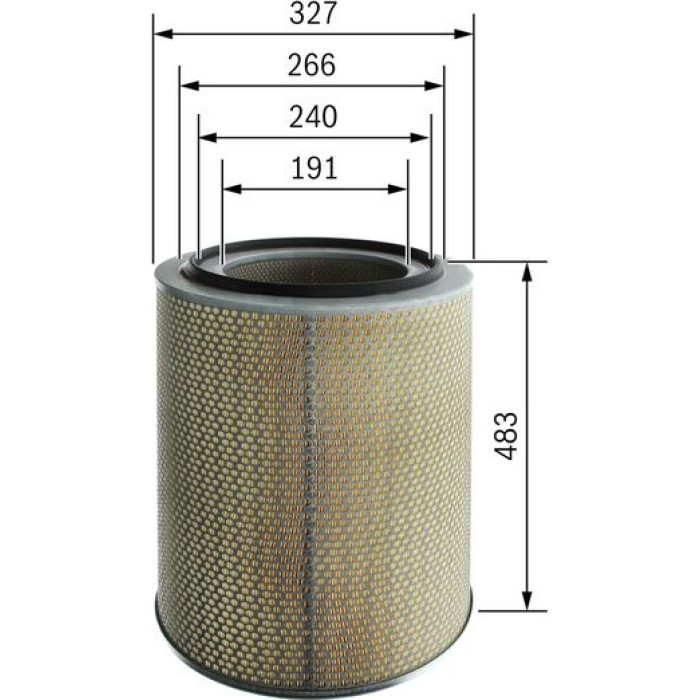 BOSCH 1 457 433 901 Luftfilter BOSCH 1 457 433 901 Luftfilter