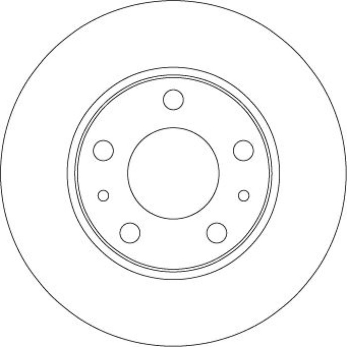 TRW DF6287 Bremsscheibe