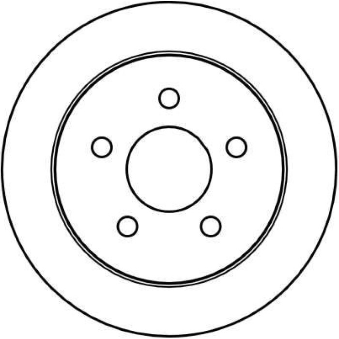 TRW DF4049 Bremsscheibe