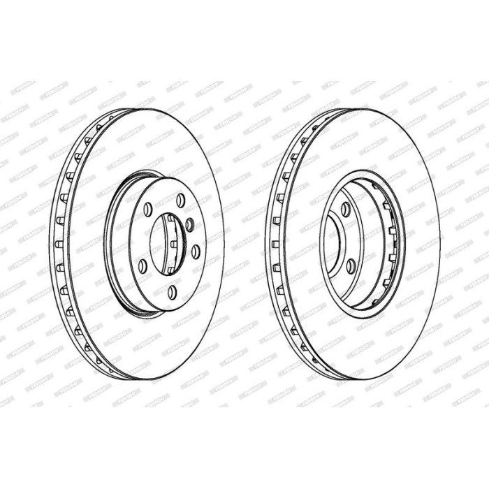 Ferodo DDF1714C-1 Bremsscheibe PREMIER Coat+ disc