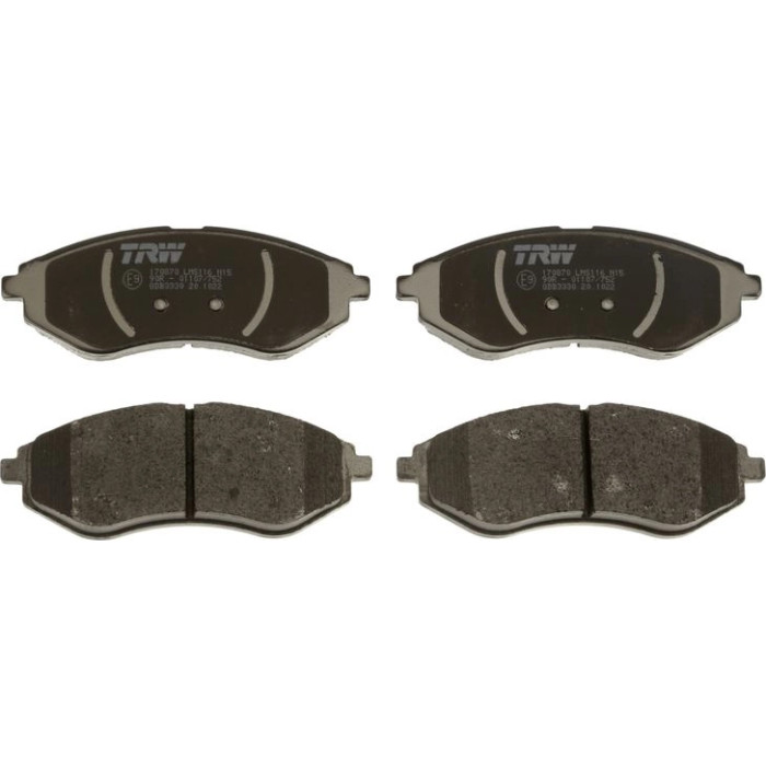 TRW GDB3330 Bremsbelagsatz, Scheibenbremse COTEC