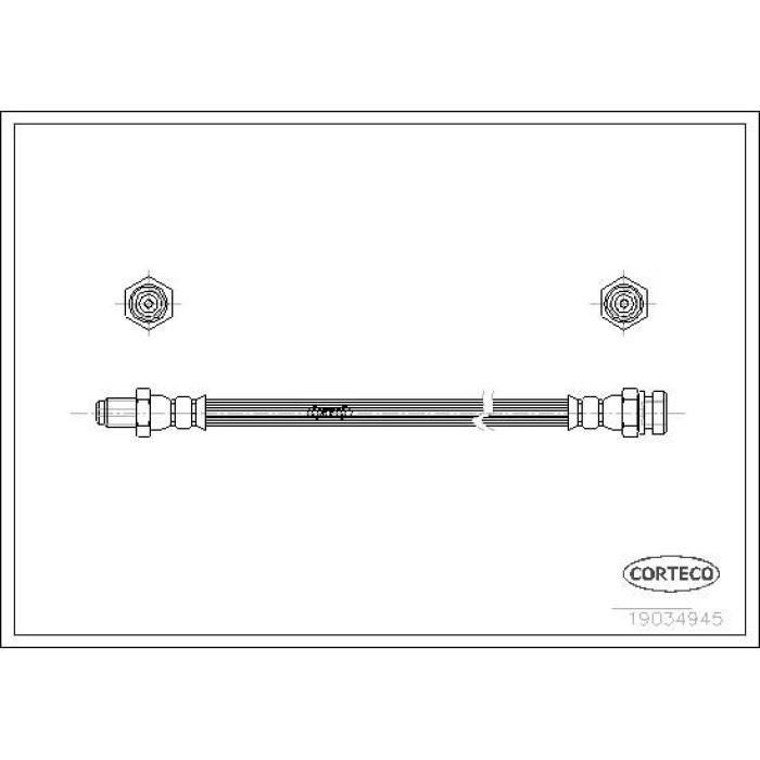 Corteco 19034945 Bremsschlauch