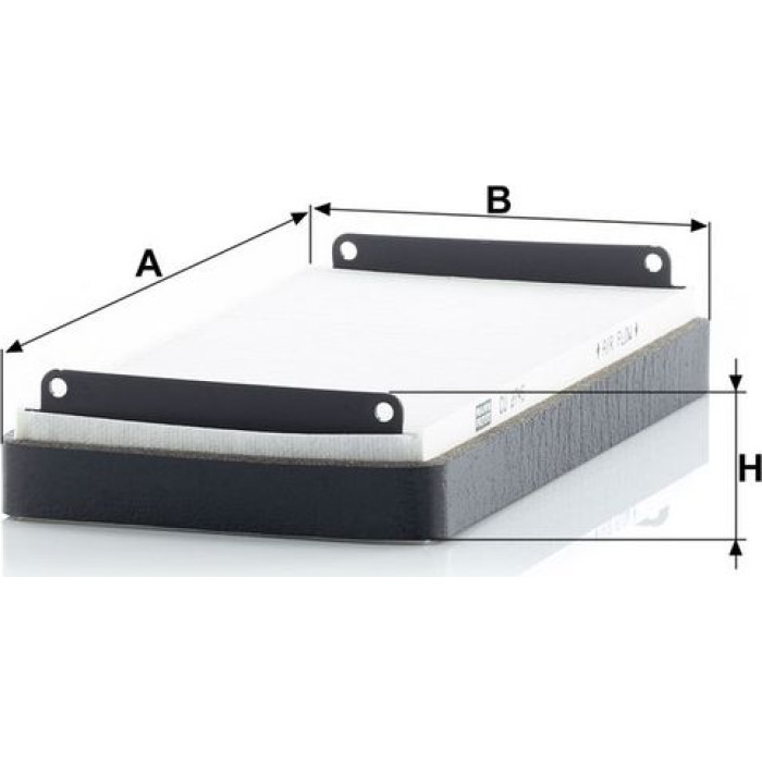 MANN-FILTER CU 2745-2 Innenraumfilter, Partikelfilter MANN-FILTER CU 2745-2 Innenraumfilter, Partikelfilter