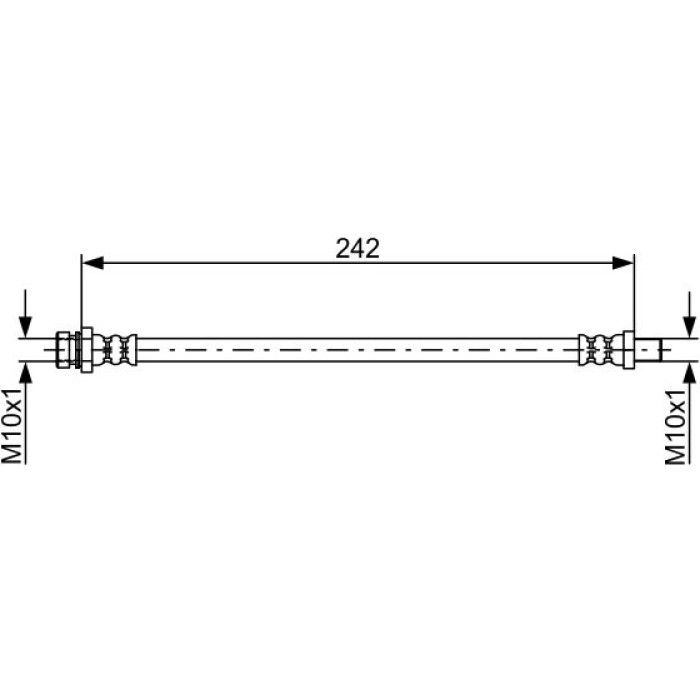BOSCH 1 987 481 895 Bremsschlauch