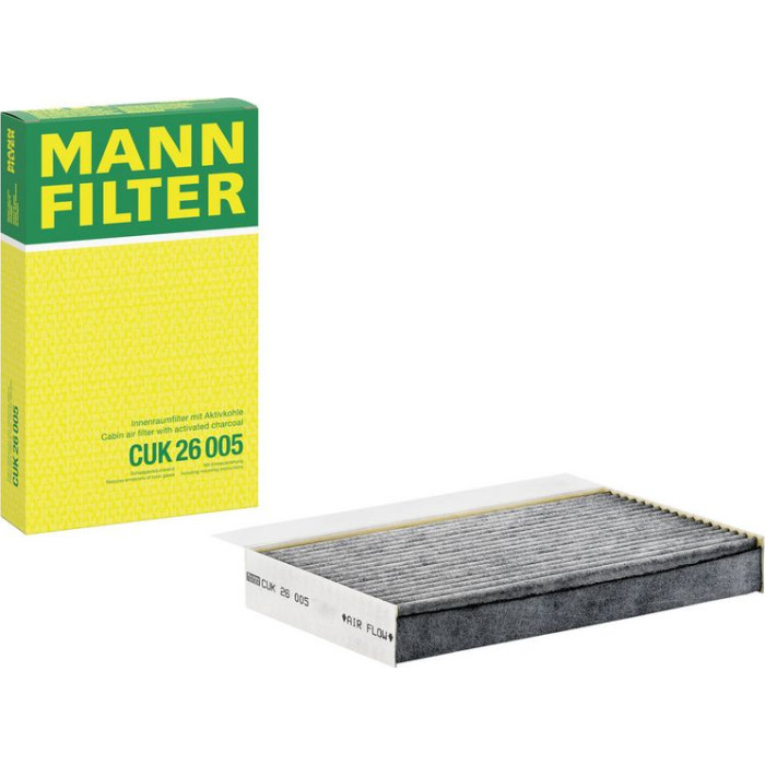 MANN-FILTER CUK 26 005 Innenraumfilter, Aktivkohlefilter MANN-FILTER CUK 26 005 Innenraumfilter, Aktivkohlefilter
