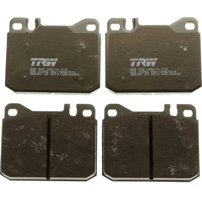 TRW GDB242 Bremsbelagsatz, Scheibenbremse COTEC TRW GDB242 Bremsbelagsatz, Scheibenbremse COTEC
