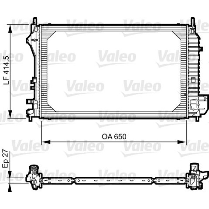 Valeo 735083 Kühler, Motorkühlung Valeo 735083 Kühler, Motorkühlung