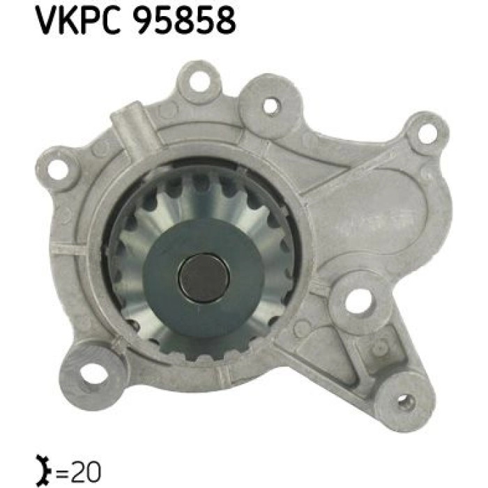 SKF VKPC 95858 Wasserpumpe