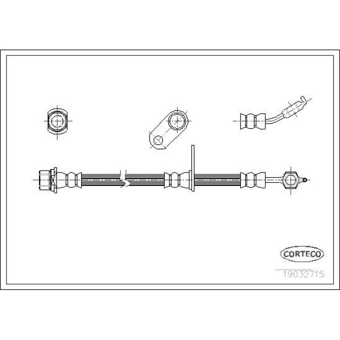 Corteco 19032715 Bremsschlauch