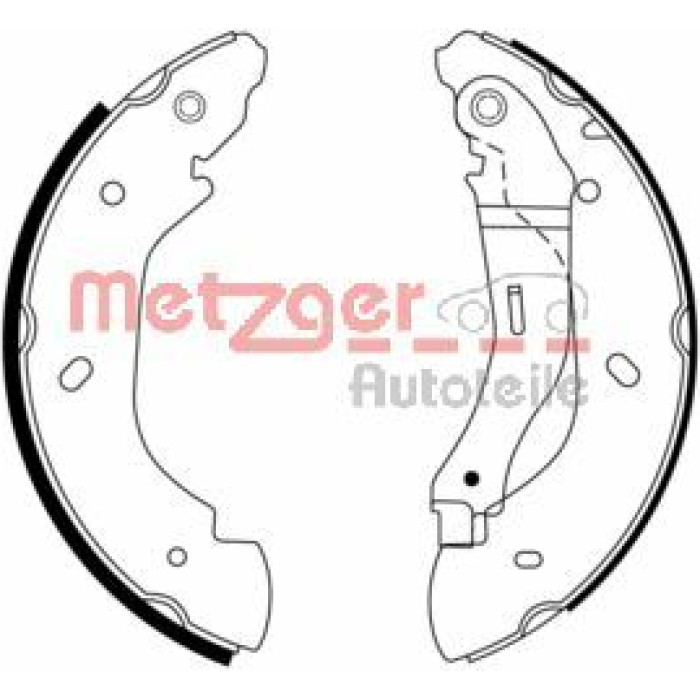 Metzger MG 966 Bremsbackensatz