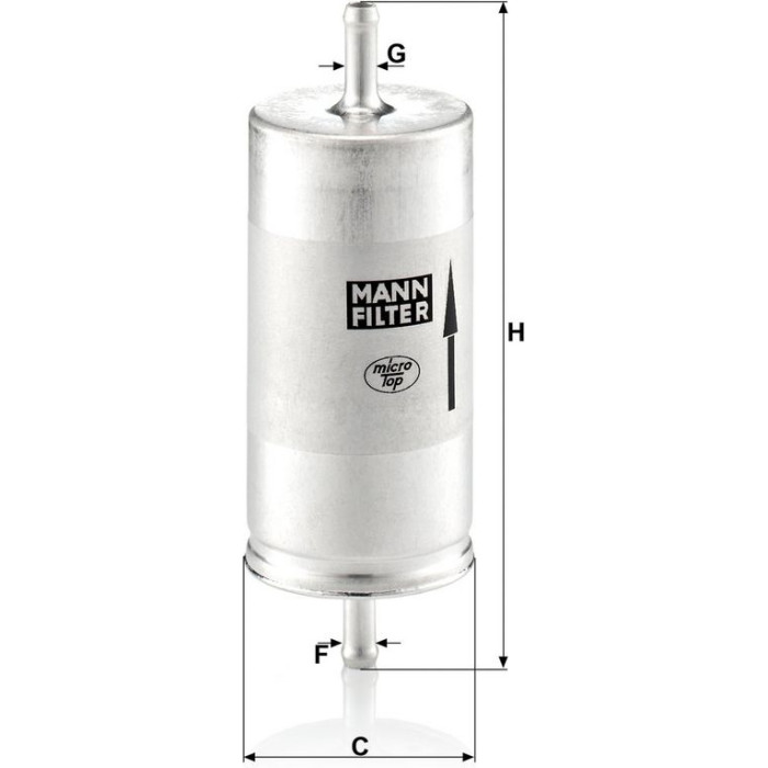 Mann-Filter WK 413 Kraftstofffilter Mann-Filter WK 413 Kraftstofffilter