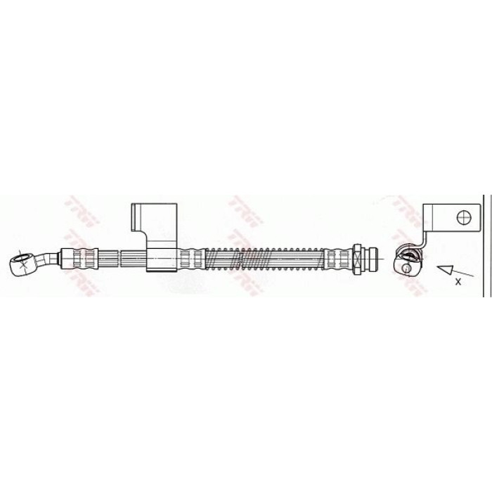 TRW PHD531 Bremsschlauch TRW PHD531 Bremsschlauch