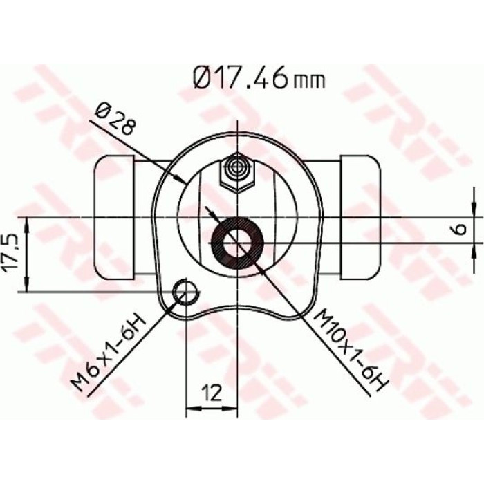 TRW BWC115 Radbremszylinder