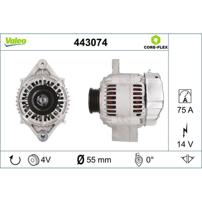 Valeo 443074 Generator CORE-FLEX Valeo 443074 Generator CORE-FLEX