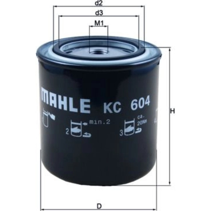Knecht KC 604 Kraftstofffilter