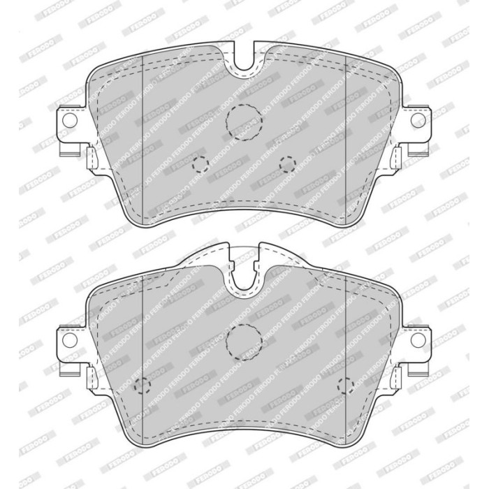 Ferodo FDB4945 Bremsbelagsatz, Scheibenbremse PREMIER ECO FRICTION Ferodo FDB4945 Bremsbelagsatz, Scheibenbremse PREMIER ECO FRICTION