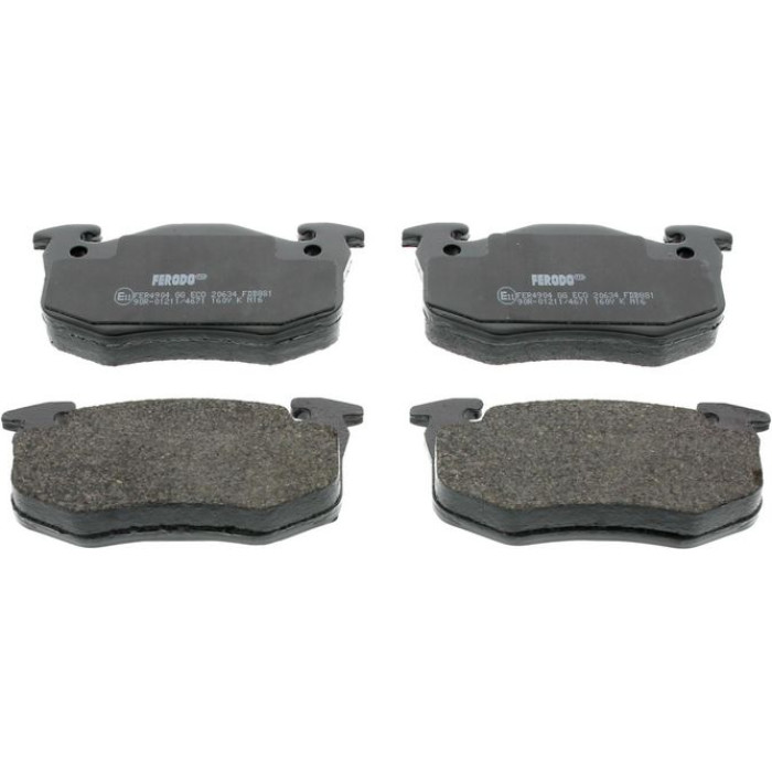 Ferodo FDB881 Bremsbelagsatz, Scheibenbremse PREMIER ECO FRICTION Ferodo FDB881 Bremsbelagsatz, Scheibenbremse PREMIER ECO FRICTION
