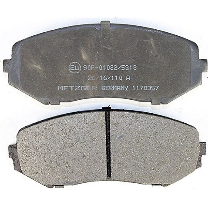 Metzger 1170357 Bremsbelagsatz, Scheibenbremse