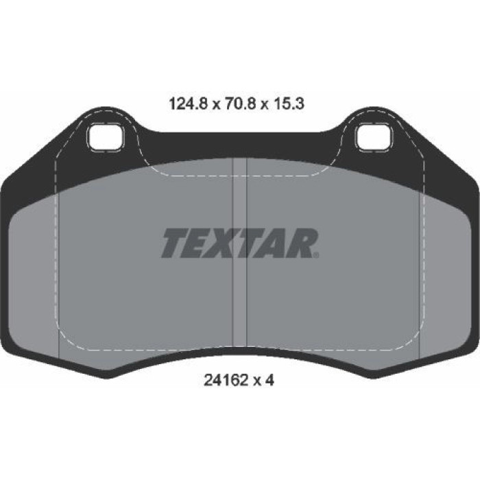 Textar 2416201 Bremsbelagsatz, Scheibenbremse Q+ Textar 2416201 Bremsbelagsatz, Scheibenbremse Q+