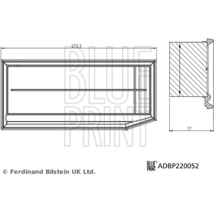 Blue Print ADBP220052 Luftfilter
