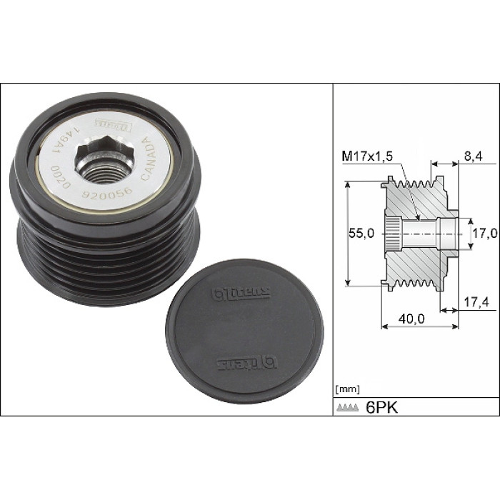Generatorfreilauf 535 0336 10 Generatorfreilauf 535 0336 10