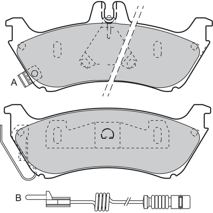 Valeo 598813 Bremsbelagsatz, Scheibenbremse