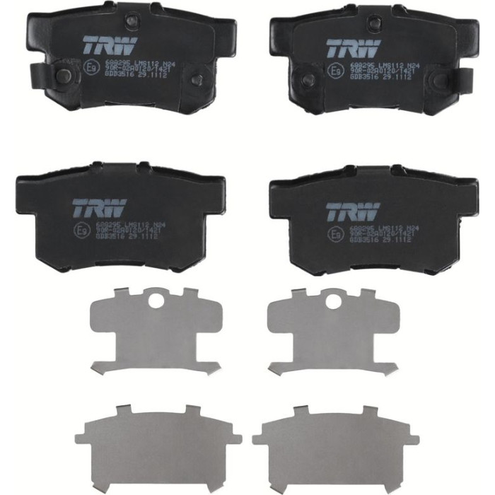 TRW GDB3516 Bremsbelagsatz, Scheibenbremse TRW GDB3516 Bremsbelagsatz, Scheibenbremse