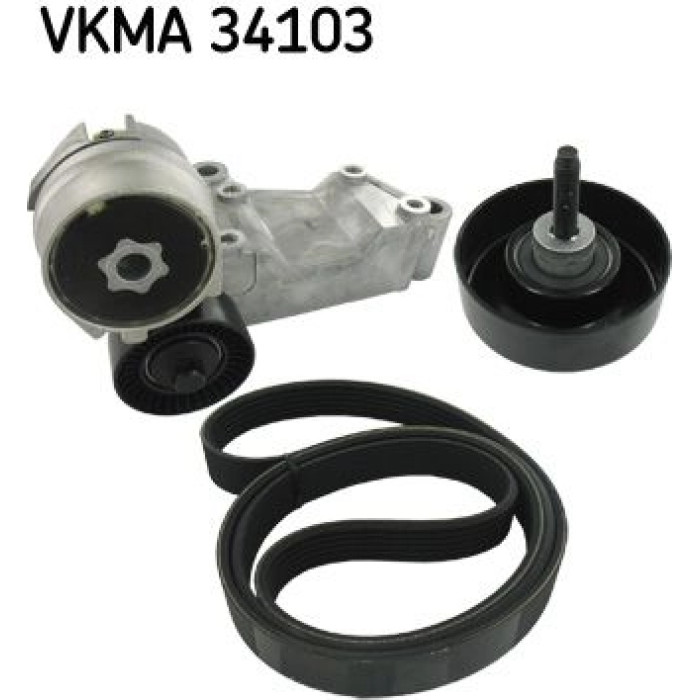 SKF VKMA 34103 Keilrippenriemensatz