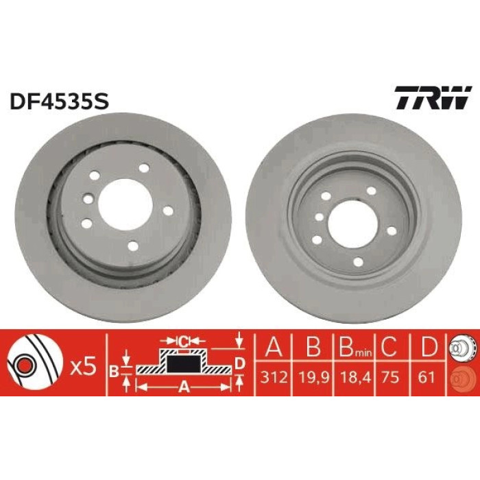 Bremsscheibe DF4535S