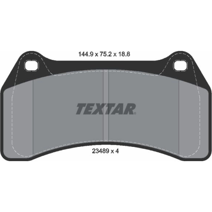 Textar 2348901 Bremsbelagsatz, Scheibenbremse Q+ Textar 2348901 Bremsbelagsatz, Scheibenbremse Q+