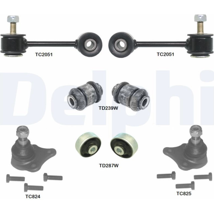 Delphi TC1970KIT Reparatursatz, Querlenker Delphi TC1970KIT Reparatursatz, Querlenker