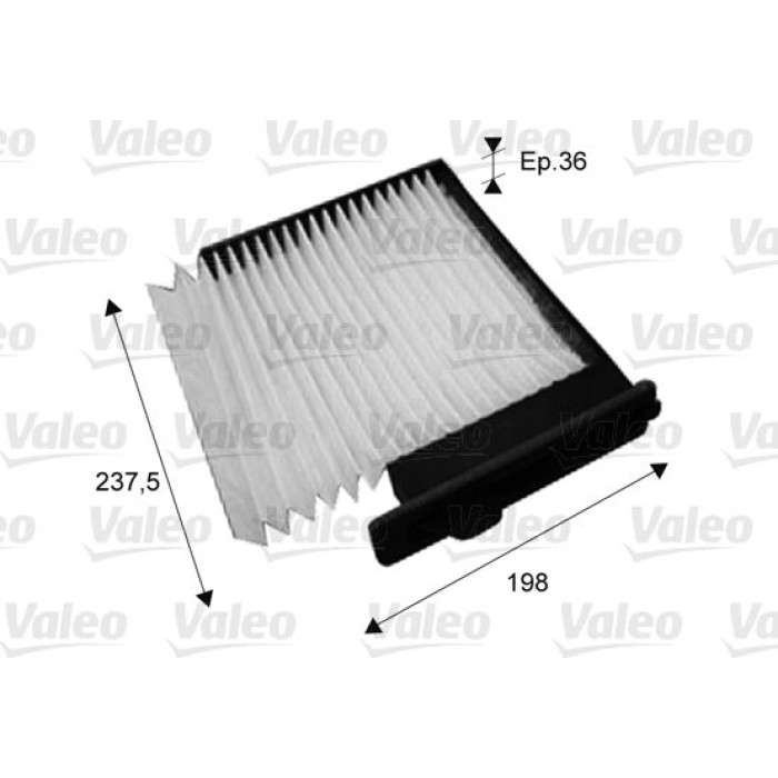 Valeo 715708 Filter, Innenraumluft ESSENTIAL Valeo 715708 Filter, Innenraumluft ESSENTIAL