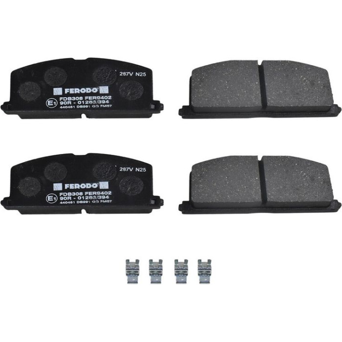 Ferodo FDB308 Bremsbelagsatz, Scheibenbremse PREMIER ECO FRICTION