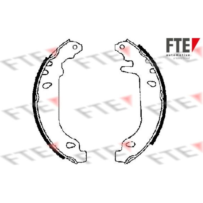 FTE 9100024 Bremsbackensatz FTE 9100024 Bremsbackensatz