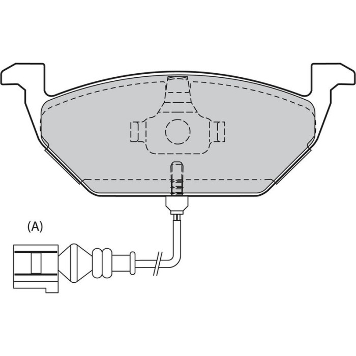 Valeo 598408 Bremsbelagsatz, Scheibenbremse Valeo 598408 Bremsbelagsatz, Scheibenbremse