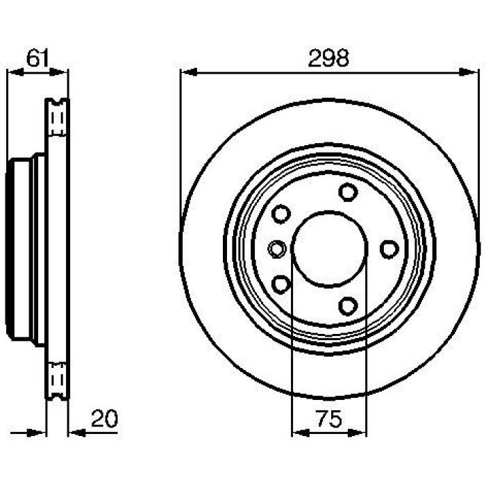 BOSCH 0 986 478 426 Bremsscheibe BOSCH 0 986 478 426 Bremsscheibe